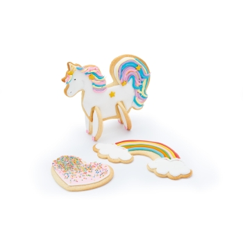 3D Cookie Cutter Set - Unicorn